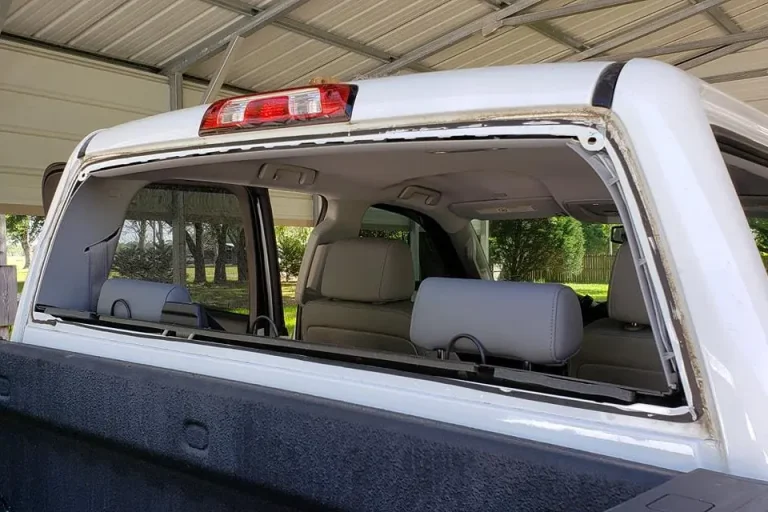 Rear glass replacement
